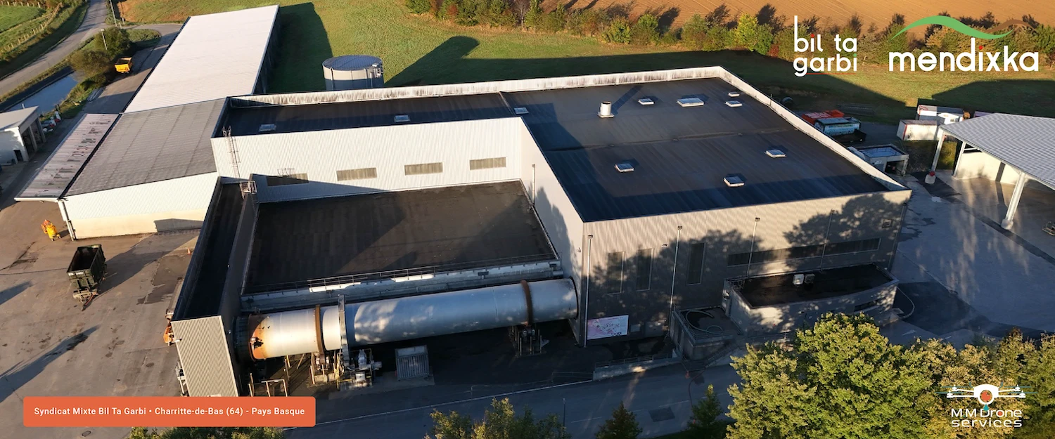 Nettoyage complet par drone du Pôle Mendixka (BilTaGarbi) • M.M Drone Services